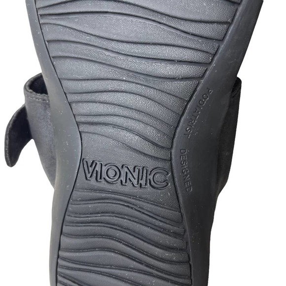 COPY - Vionic Ossa Orthaheel Women's Black Double Buckle Strap Sandals Size US 8 - Picture 12 of 12